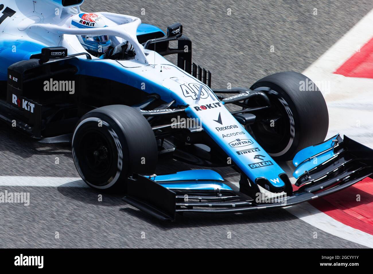 Nichola Latifi (CDN) Williams Racing FW42 Test- und Entwicklungstreiber. Formula One Testing, Mittwoch, 3. April 2019. Sakhir, Bahrain. Stockfoto