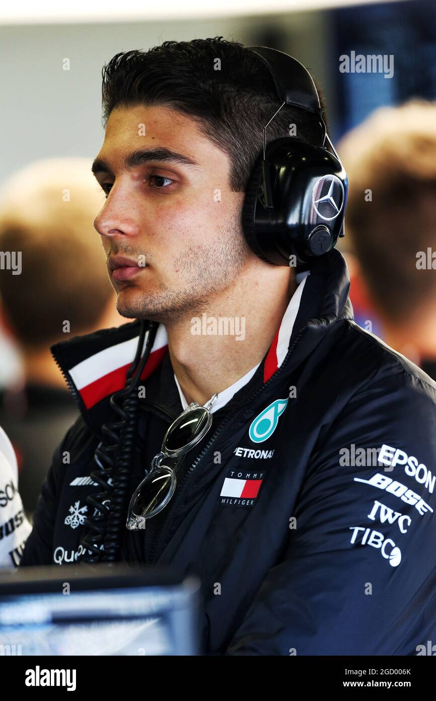 Esteban Ocon (FRA) Mercedes AMG F1 Reserve Driver. Großer Preis von Aserbaidschan, Freitag, 26. April 2019. Baku City Circuit, Aserbaidschan. Stockfoto