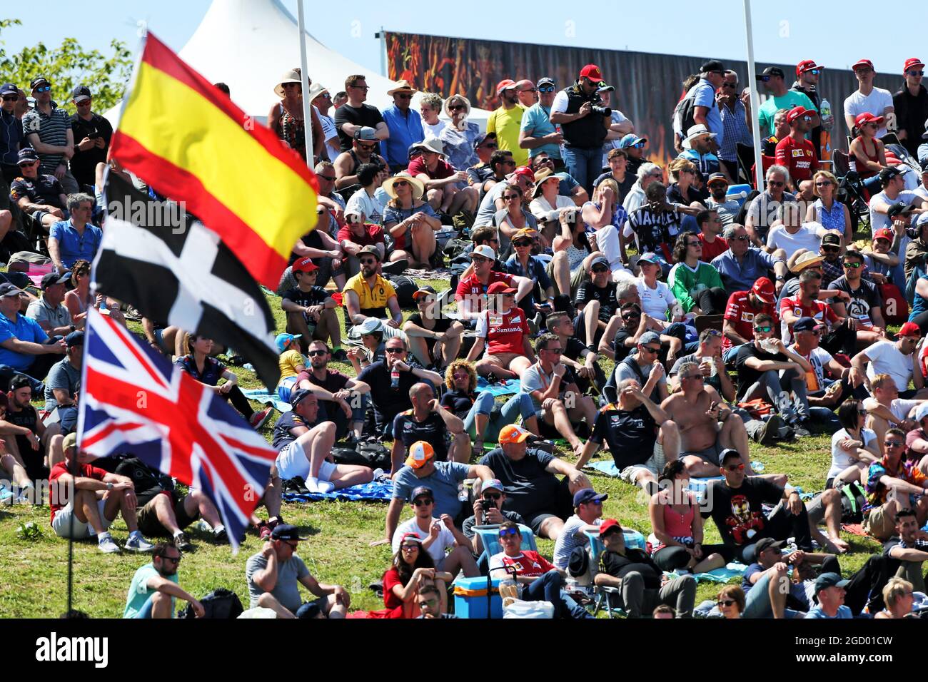 Lüfter. Großer Preis von Spanien, Samstag, 11. Mai 2019. Barcelona, Spanien. Stockfoto