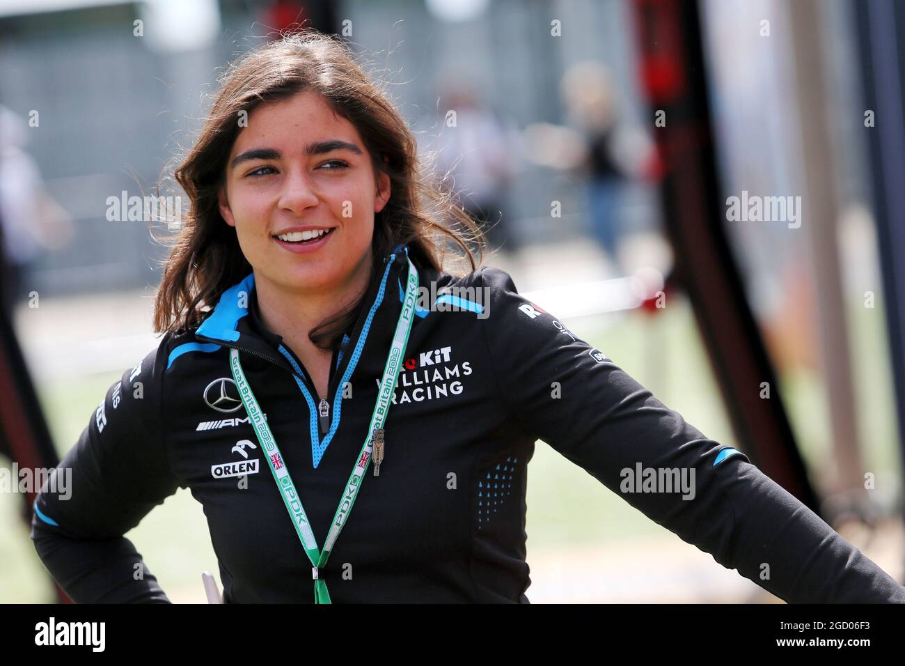 Jamie Chadwick (GBR) Williams Racing Development Driver. Großer Preis von Großbritannien, Donnerstag, 11. Juli 2019. Silverstone, England. Stockfoto