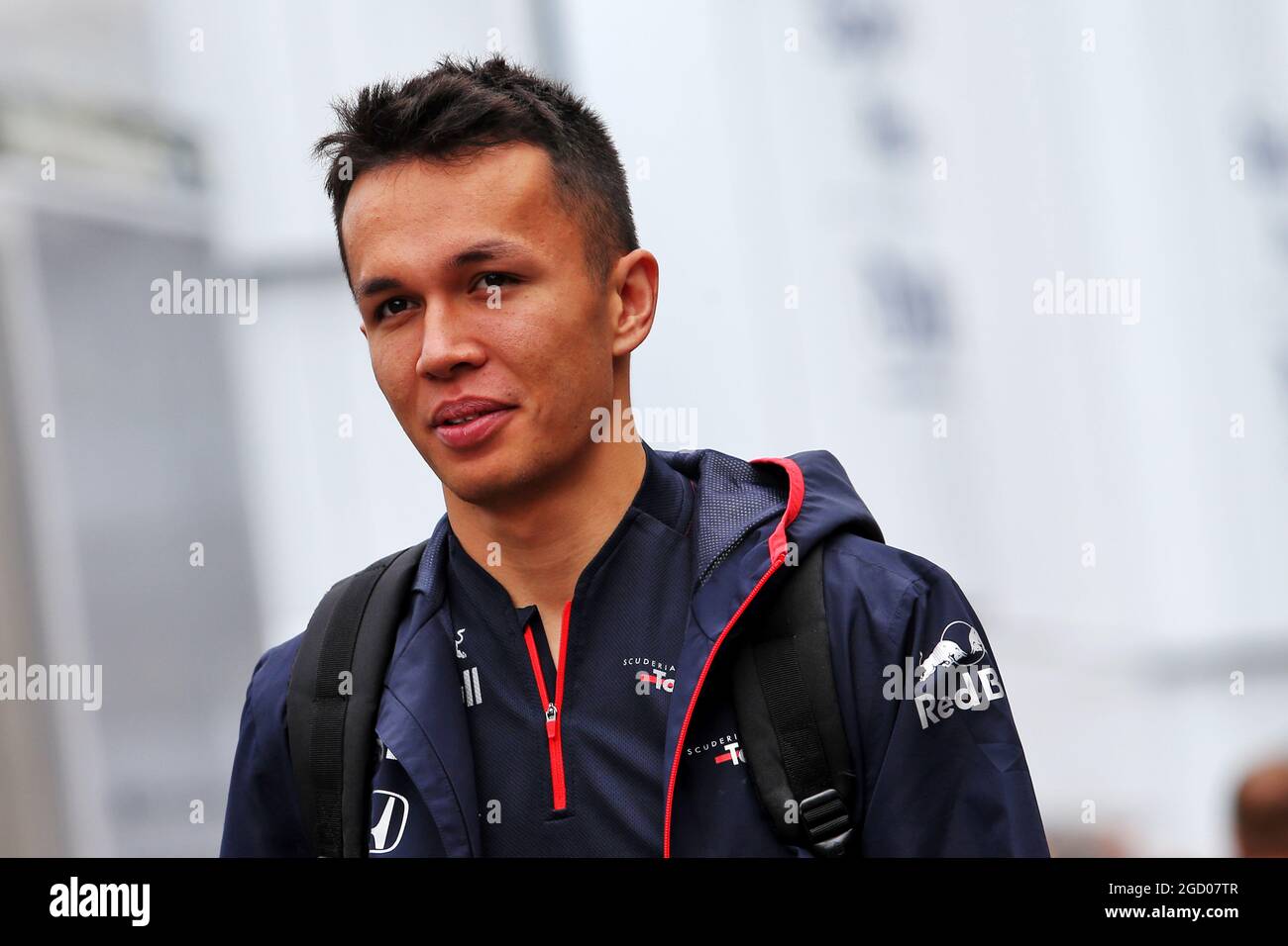 Alexander Albon (THA) Scuderia Toro Rosso. Großer Preis von Deutschland, Samstag, 27. Juli 2019. Hockenheim, Deutschland. Stockfoto