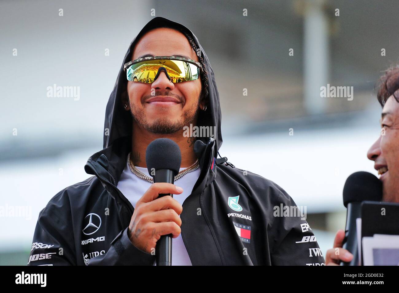 Lewis Hamilton (GBR) Mercedes AMG F1. Großer Preis von Japan, Donnerstag, 10. Oktober 2019. Suzuka, Japan. Stockfoto