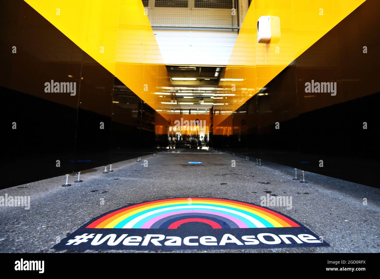 Renault F1 Team - #WeRaceAsOne. Großer Preis von Österreich, Donnerstag, 2. Juli 2020. Spielberg, Österreich. Stockfoto