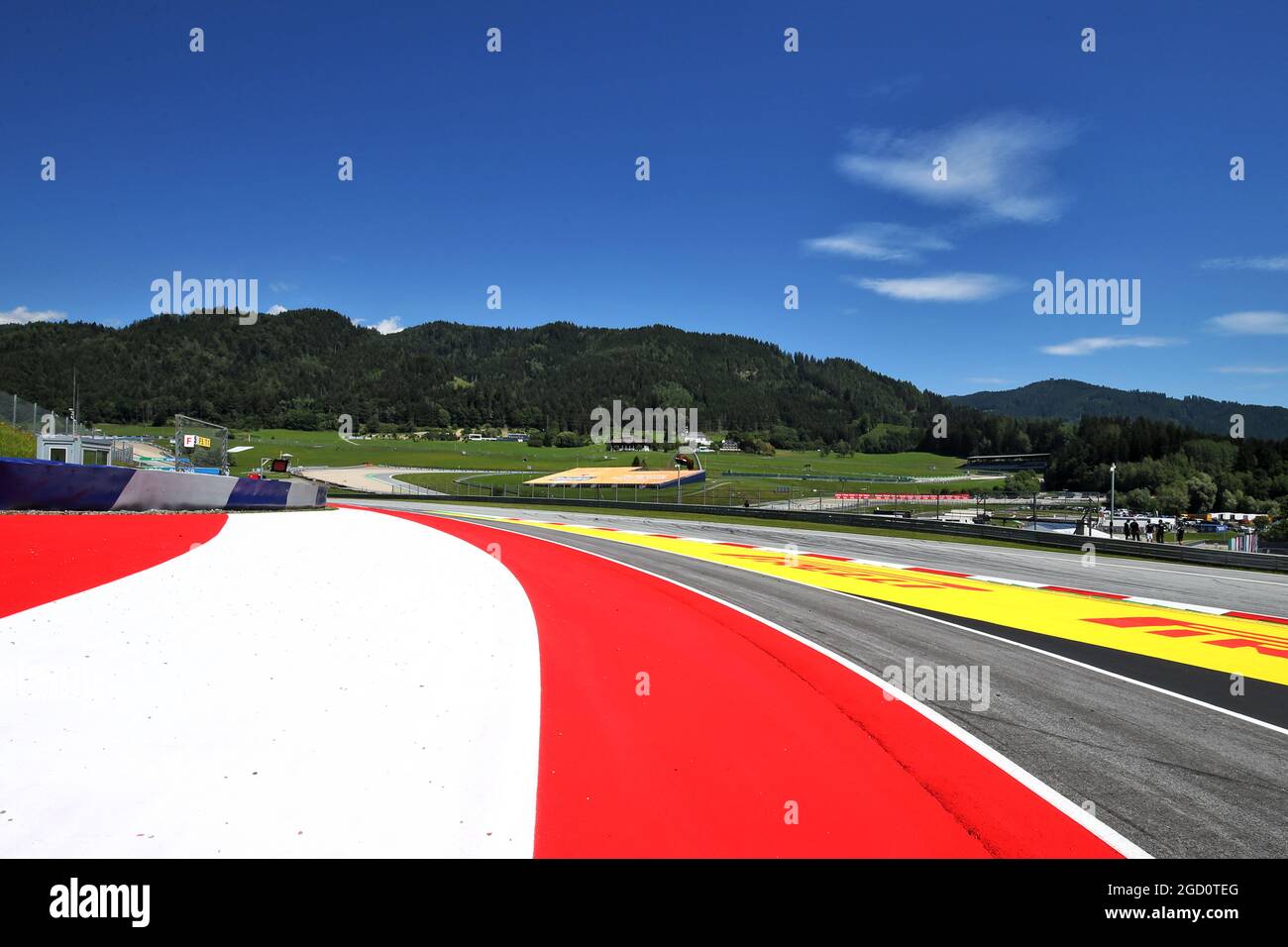 Atmosphäre im Kreislauf. Steiermark Grand Prix, Donnerstag, 9. Juli 2020. Spielberg, Österreich. Stockfoto