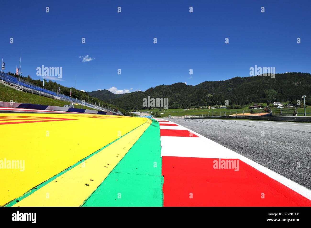 Atmosphäre im Kreislauf. Steiermark Grand Prix, Donnerstag, 9. Juli 2020. Spielberg, Österreich. Stockfoto