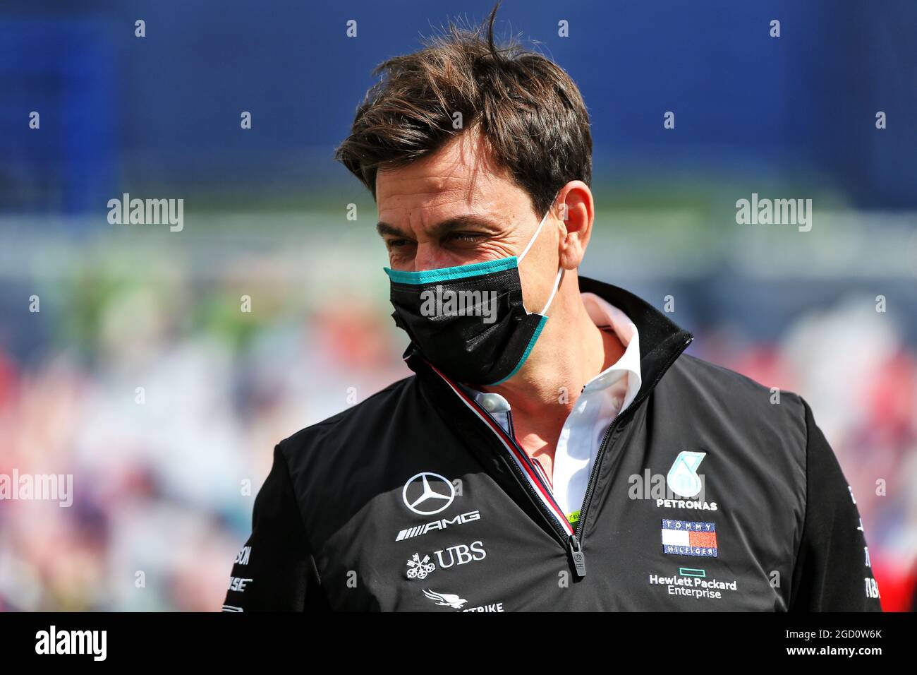 Toto Wolff (GER) Mercedes AMG F1 Aktionär und Executive Director. Steiermark Grand Prix, Sonntag 12. Juli 2020. Spielberg, Österreich. Stockfoto