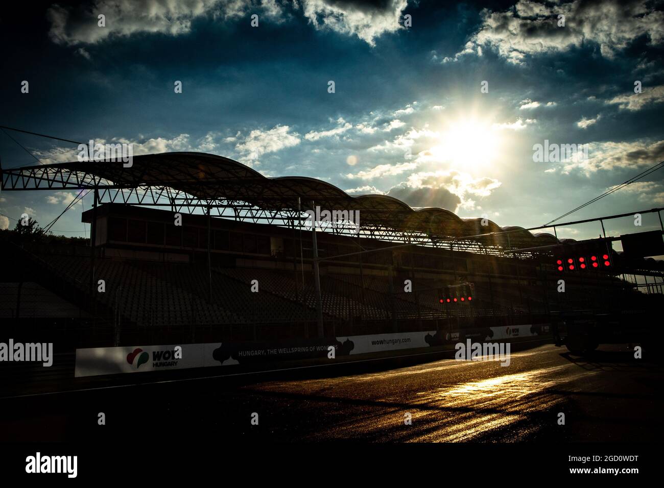 Atmosphäre im Kreislauf. Großer Preis von Ungarn, Donnerstag, 16. Juli 2020. Budapest, Ungarn. Stockfoto