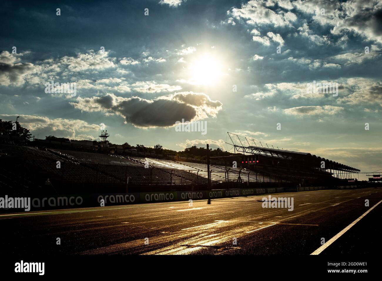 Atmosphäre im Kreislauf. Großer Preis von Ungarn, Donnerstag, 16. Juli 2020. Budapest, Ungarn. Stockfoto