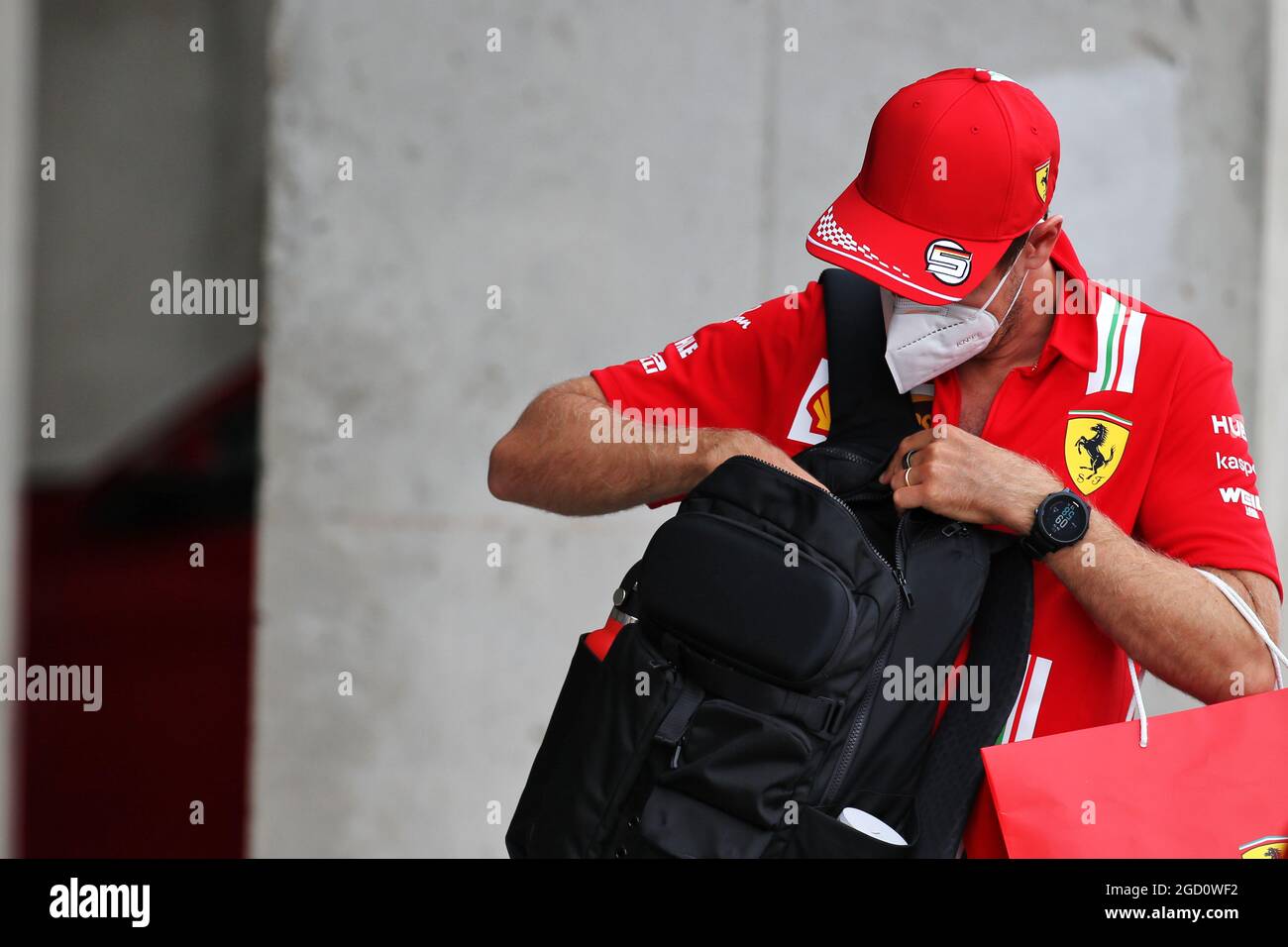 Sebastian Vettel (GER) Ferrari. Stockfoto