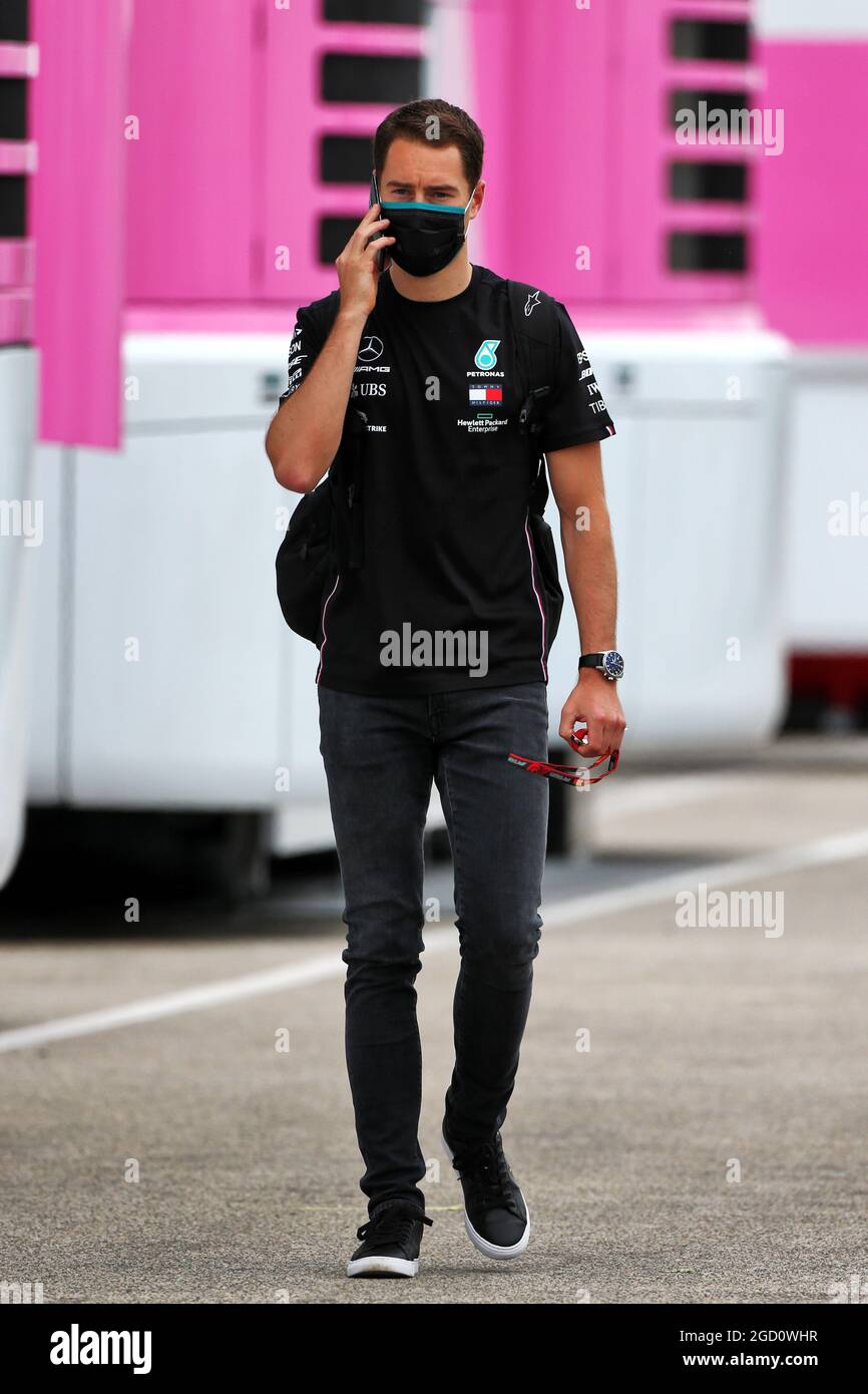 Stoffel Vandoorne (Bel) Mercedes AMG F1 Reservefahrer. Großer Preis von Ungarn, Freitag, 17. Juli 2020. Budapest, Ungarn. Stockfoto