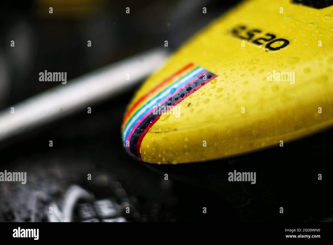 Renault F1 Team RS20 Nosecon. Großer Preis von Ungarn, Freitag, 17. Juli 2020. Budapest, Ungarn. Stockfoto