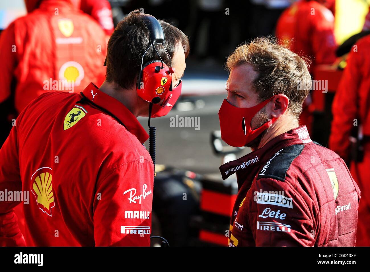 Sebastian Vettel (GER) Ferrari. Großer Preis der Toskana, Sonntag, 13. September 2020. Mugello Italien. Stockfoto
