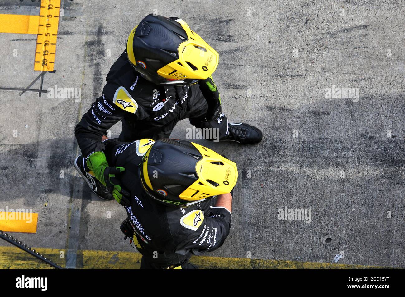 Renault F1 Team. Eifel Grand Prix, Sonntag, 11. Oktober 2020. Nurbugring, Deutschland. Stockfoto