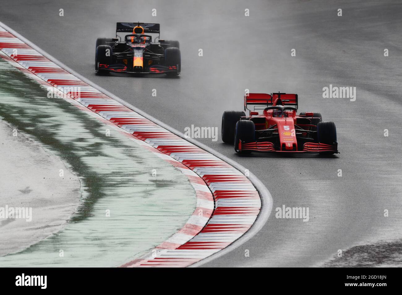 Sebastian Vettel (GER) Ferrari SF1000. Stockfoto