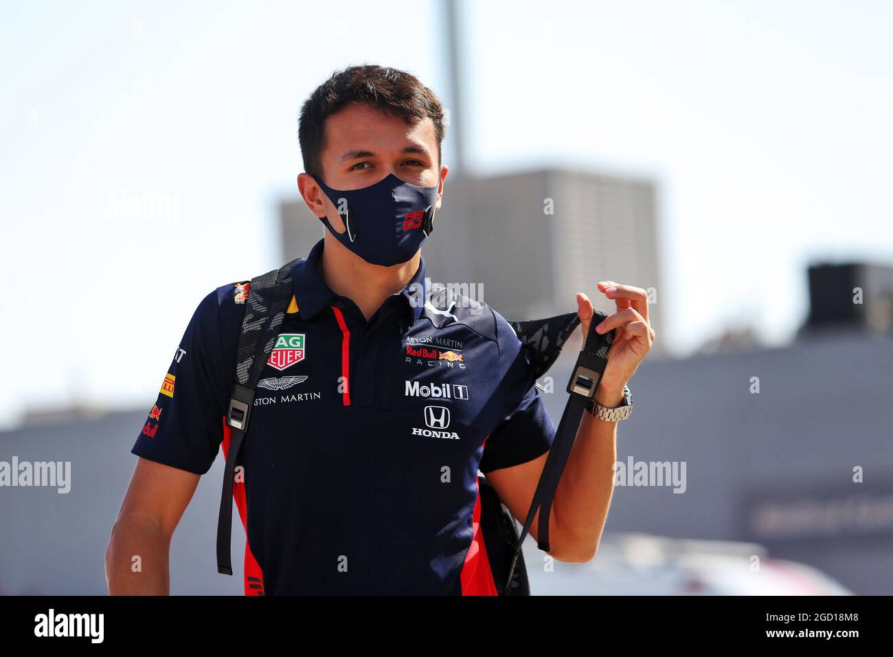 Alexander Albon (THA) Red Bull Racing. Großer Preis von Bahrain, Donnerstag, 26. November 2020. Sakhir, Bahrain. Stockfoto