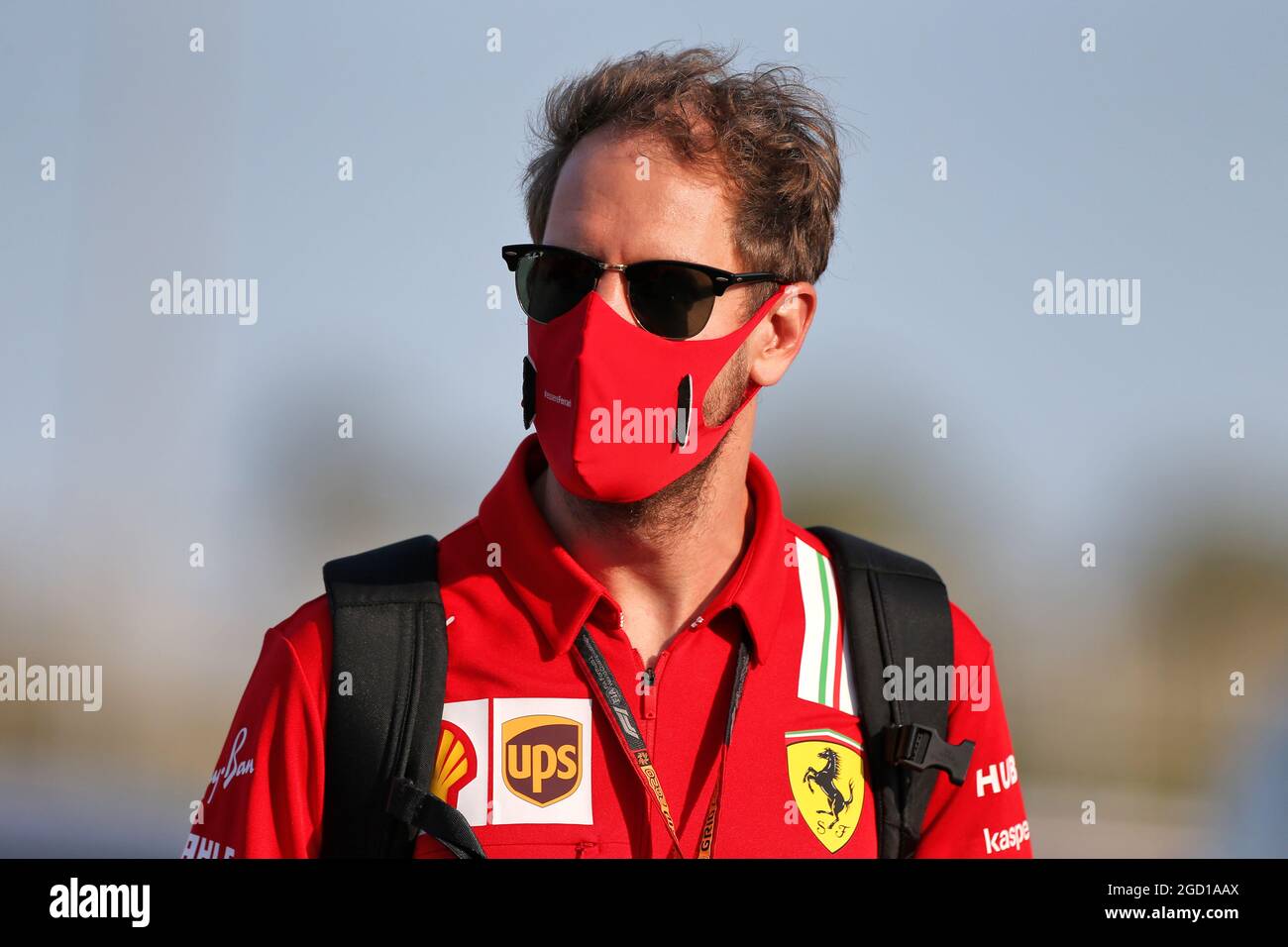 Sebastian Vettel (GER) Ferrari. Sakhir Grand Prix, Freitag, 4. Dezember 2020. Sakhir, Bahrain. Stockfoto