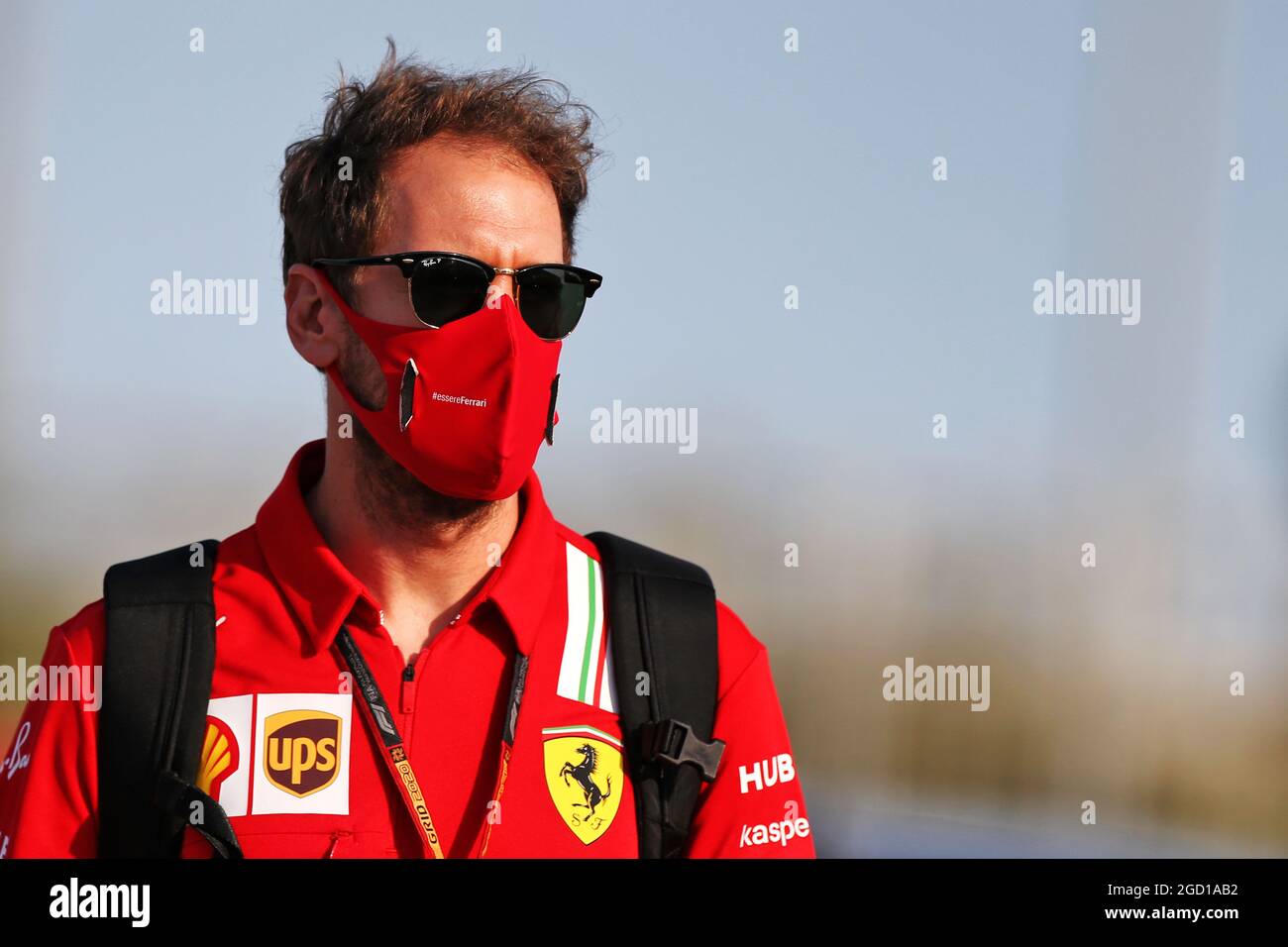 Sebastian Vettel (GER) Ferrari. Sakhir Grand Prix, Freitag, 4. Dezember 2020. Sakhir, Bahrain. Stockfoto
