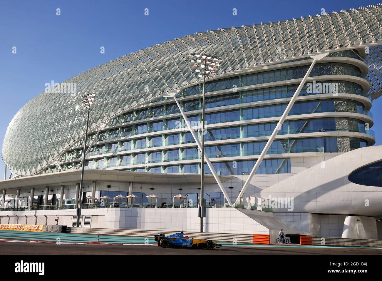 Fernando Alonso (ESP) Renault F1 Team im Renault R25 2005. Abu Dhabi Grand Prix, Freitag, 11. Dezember 2020. Yas Marina Circuit, Abu Dhabi, VAE. Stockfoto