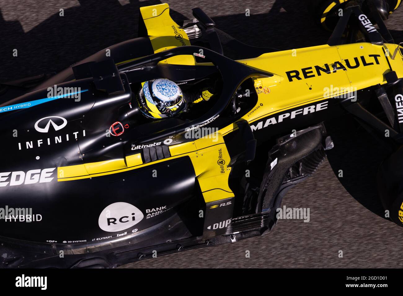 Guanyu Zhou (CHN) Renault F1 Team RS20 Testfahrer. Formula One Testing, Dienstag, 15. Dezember 2020. Yas Marina Circuit, Abu Dhabi, VAE. Stockfoto
