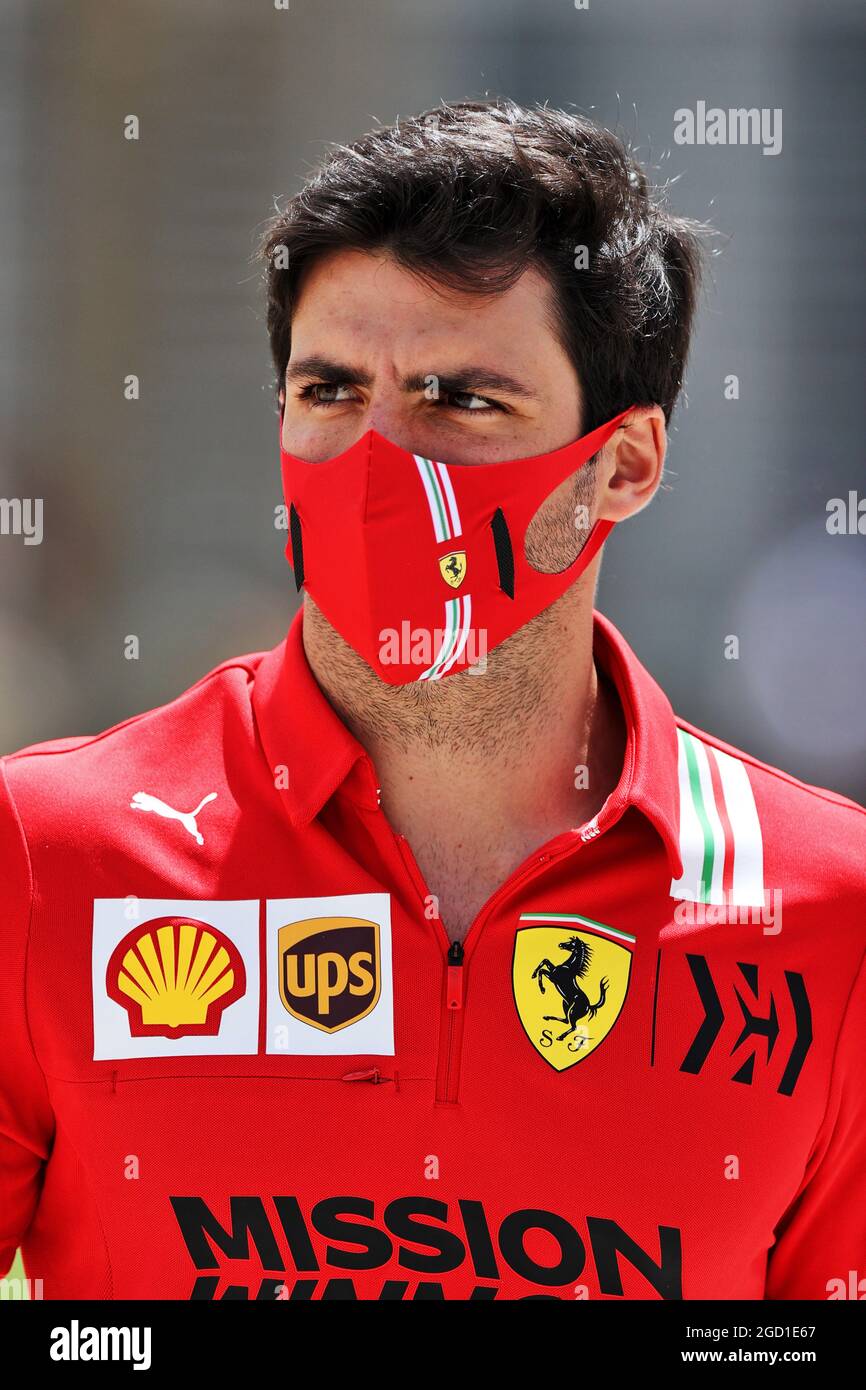 Carlos Sainz Jr (ESP) Ferrari. Großer Preis von Bahrain, Freitag, 26. März 2021. Sakhir, Bahrain. Stockfoto