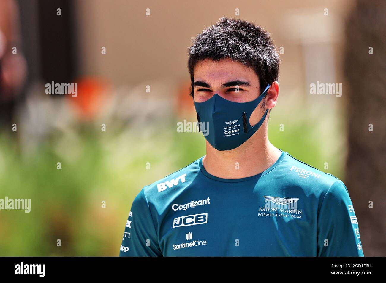 Lance Stroll (CDN) Aston Martin F1 Team. Großer Preis von Bahrain, Freitag, 26. März 2021. Sakhir, Bahrain. Stockfoto