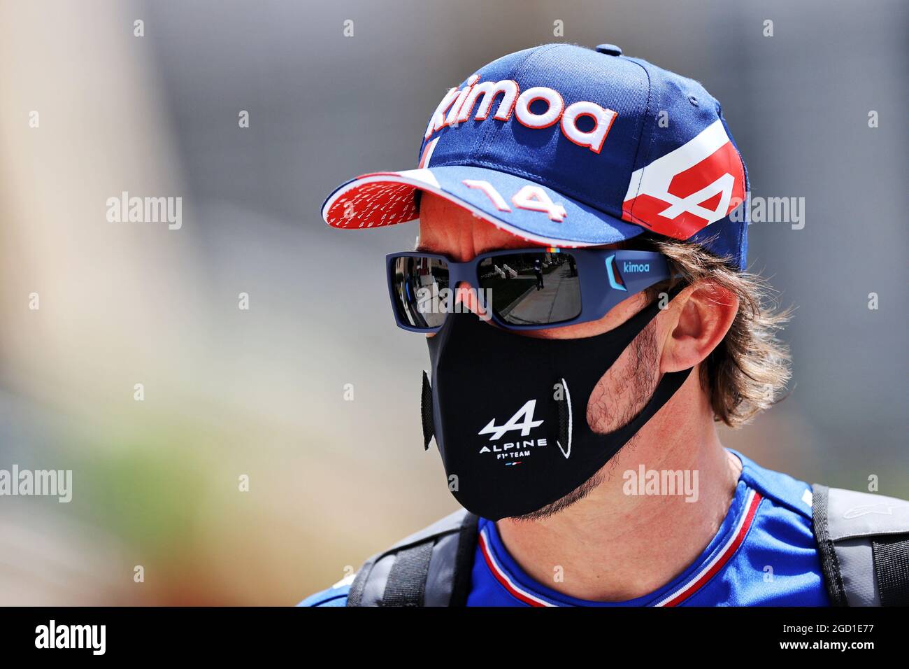 Fernando Alonso (ESP) Alpine F1 Team. Großer Preis von Bahrain, Freitag, 26th. März 2021. Sakhir, Bahrain. Stockfoto