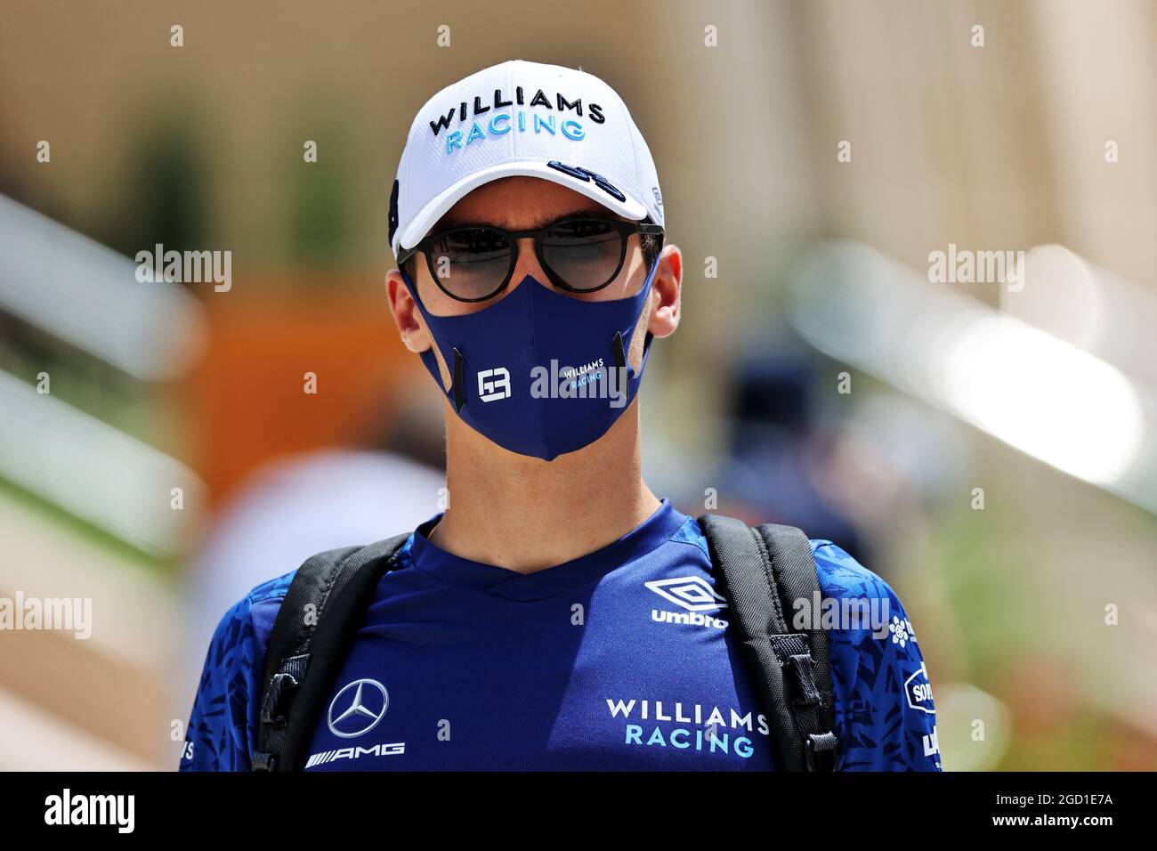 George Russell (GBR) Williams Racing. Großer Preis von Bahrain, Freitag, 26th. März 2021. Sakhir, Bahrain. Stockfoto