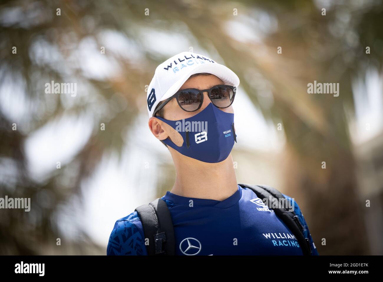 George Russell (GBR) Williams Racing. Großer Preis von Bahrain, Freitag, 26th. März 2021. Sakhir, Bahrain. Stockfoto