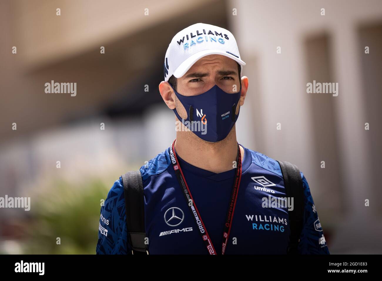Nicholas Latifi (CDN) Williams Racing. Großer Preis von Bahrain, Freitag, 26th. März 2021. Sakhir, Bahrain. Stockfoto