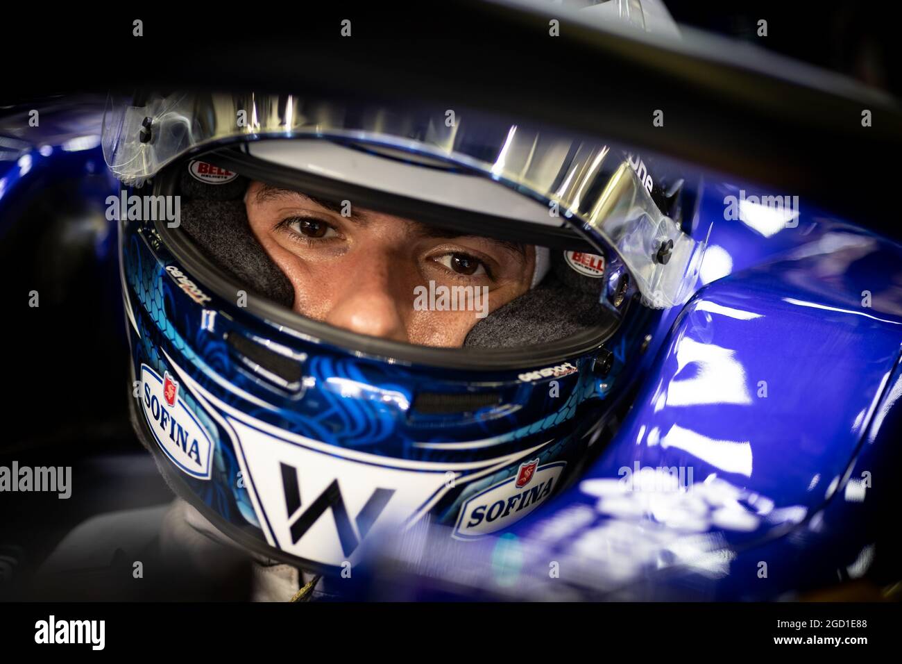 Nichola Latifi (CDN) Williams Racing FW43B. Großer Preis von Bahrain, Freitag, 26. März 2021. Sakhir, Bahrain. Stockfoto