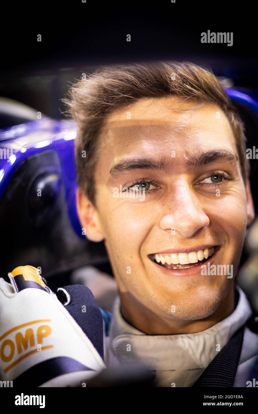 George Russell (GBR) Williams Racing FW43B. Großer Preis von Bahrain, Freitag, 26th. März 2021. Sakhir, Bahrain. Stockfoto