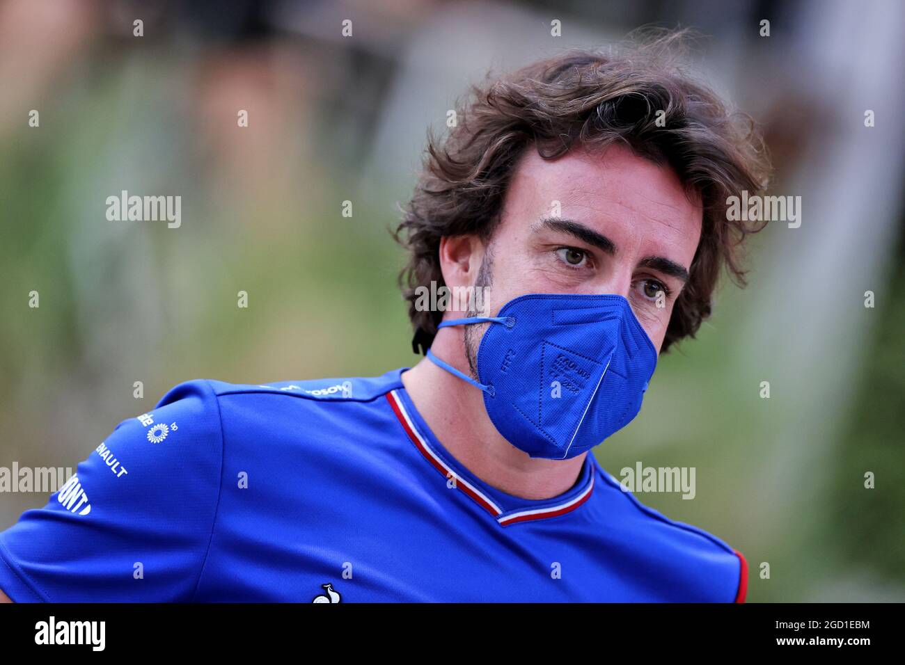 Fernando Alonso (ESP) Alpine F1 Team. Großer Preis von Bahrain, Freitag, 26th. März 2021. Sakhir, Bahrain. Stockfoto