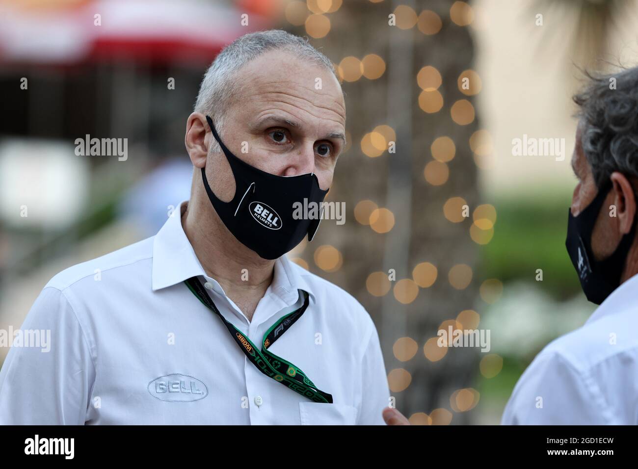 Stephane Cohen (Bel), CEO von Bell Helmet. Großer Preis von Bahrain, Freitag, 26. März 2021. Sakhir, Bahrain. Stockfoto