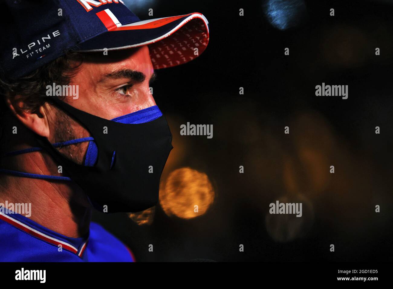 Fernando Alonso (ESP) Alpine F1 Team. Großer Preis von Bahrain, Freitag, 26th. März 2021. Sakhir, Bahrain. Stockfoto