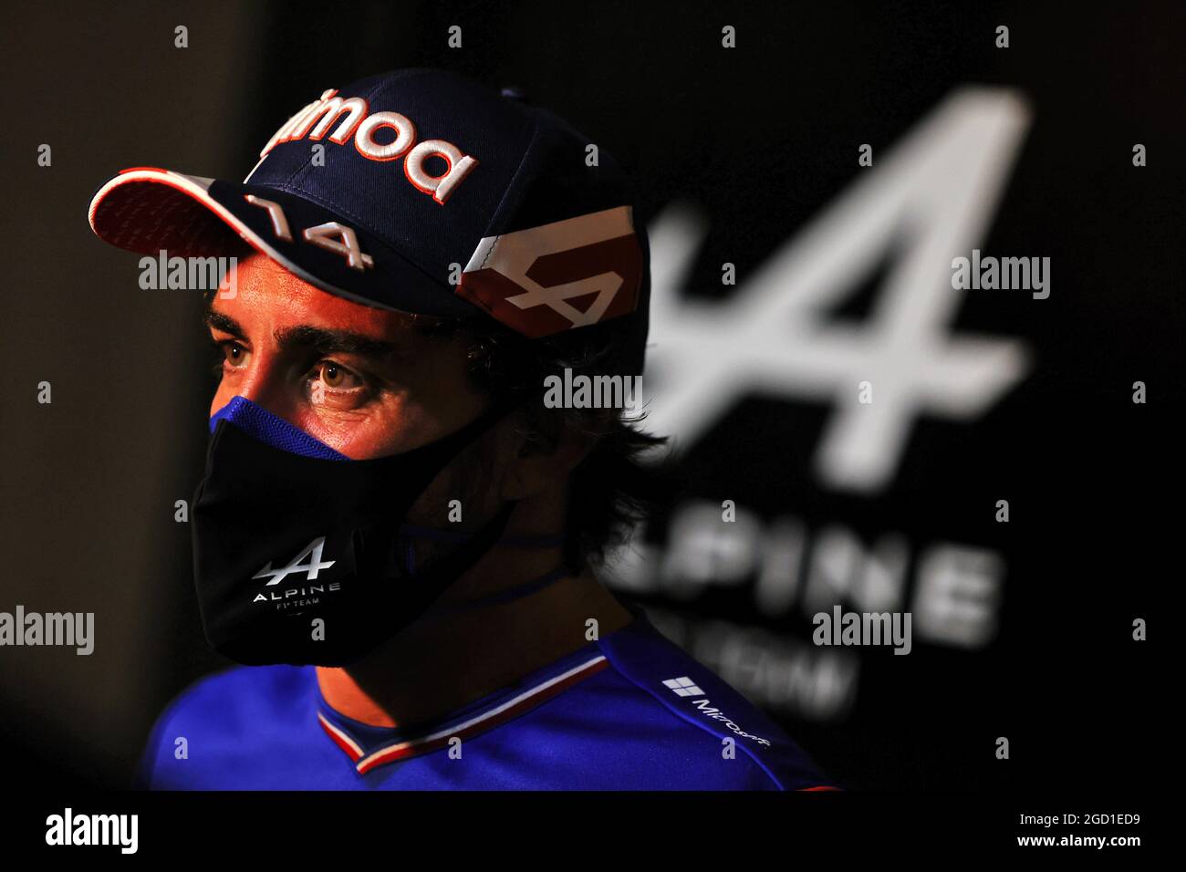 Fernando Alonso (ESP) Alpine F1 Team. Großer Preis von Bahrain, Freitag, 26th. März 2021. Sakhir, Bahrain. Stockfoto