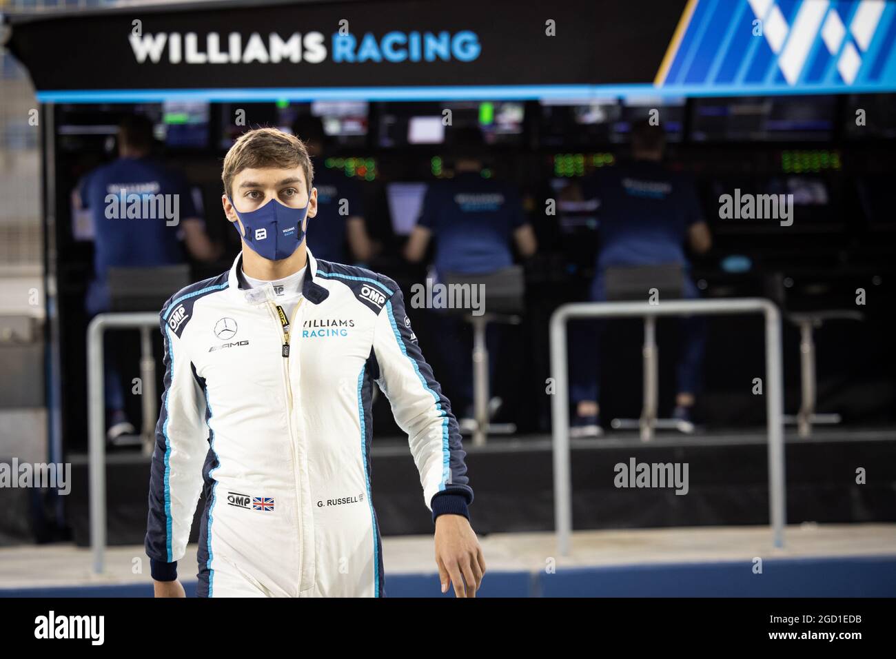 George Russell (GBR) Williams Racing. Großer Preis von Bahrain, Freitag, 26th. März 2021. Sakhir, Bahrain. Stockfoto