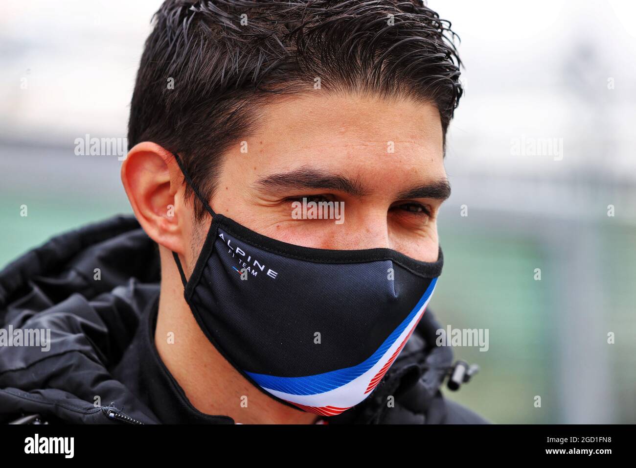 Esteban Ocon (FRA) Alpine F1 Team. Großer Preis der Emilia Romagna, Sonntag, 18. April 2021. Imola, Italien. Stockfoto