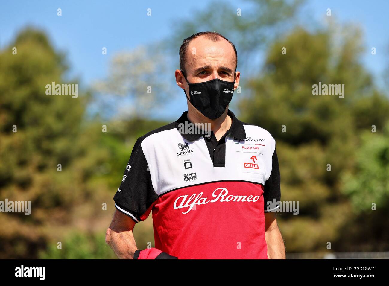 Robert Kubica (POL) Alfa Romeo Racing Reserve Driver. Großer Preis von Spanien, Samstag, 8. Mai 2021. Barcelona, Spanien. Stockfoto