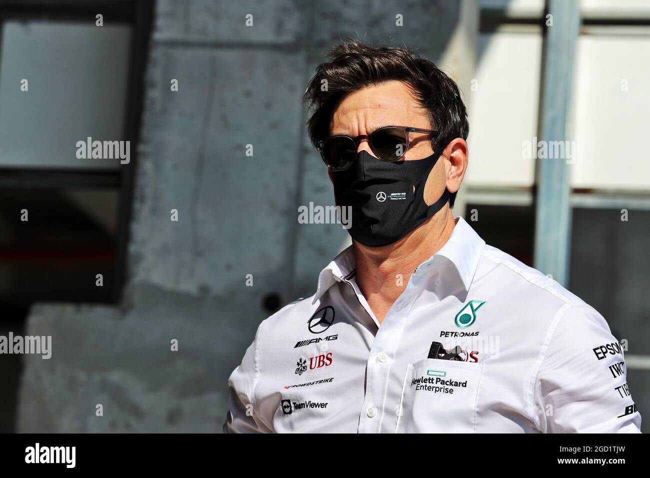 Toto Wolff (GER) Mercedes AMG F1 Aktionär und Executive Director. Großer Preis von Ungarn, Freitag, 30. Juli 2021. Budapest, Ungarn. Stockfoto