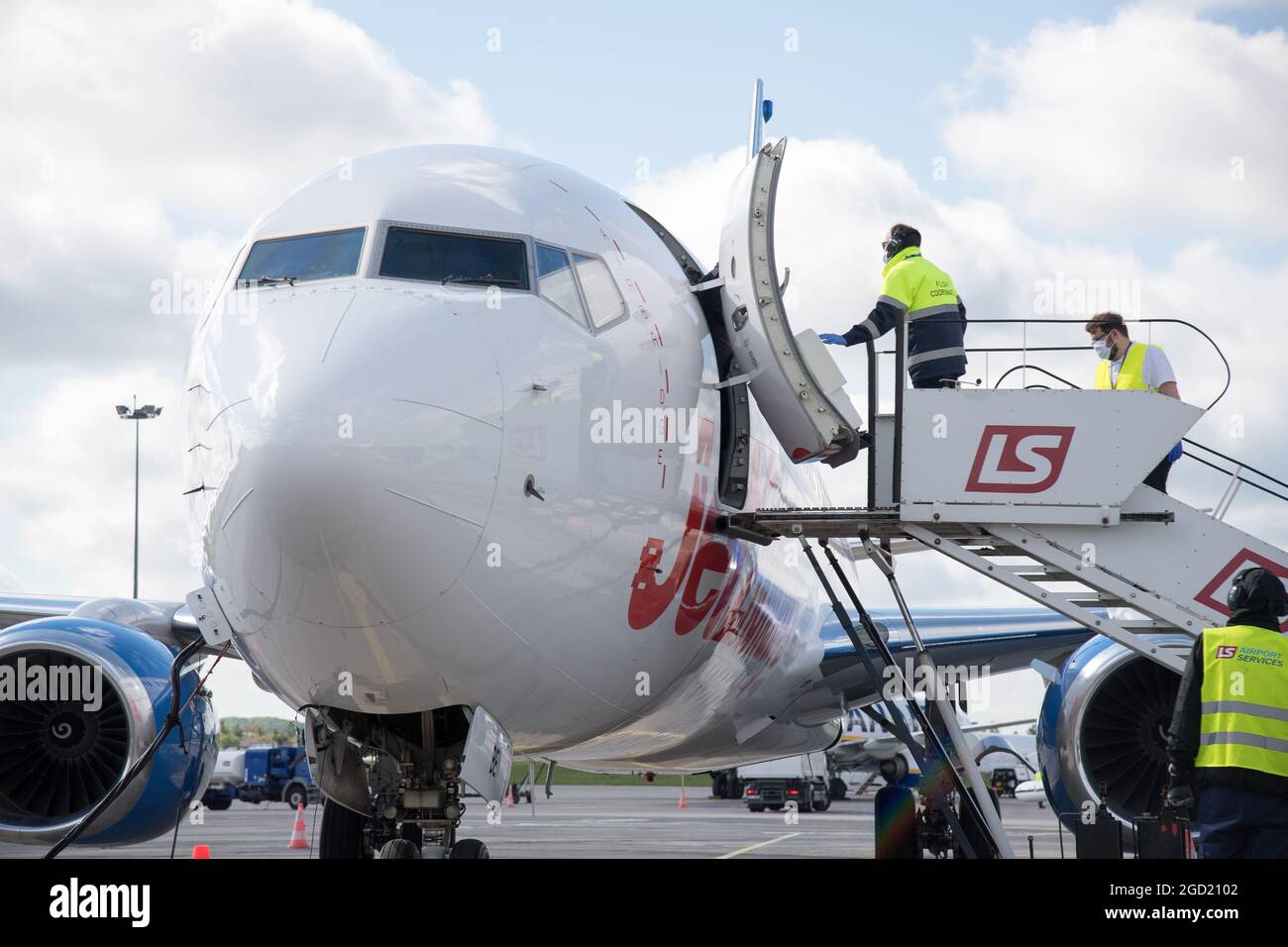 Boeing 737-8MG Low Cost Jet2.com Fluggesellschaften in Danzig, Polen. 26. Mai 2021 © Wojciech Strozyk / Alamy Stock Photo *** Lokale Bildunterschrift *** Stockfoto