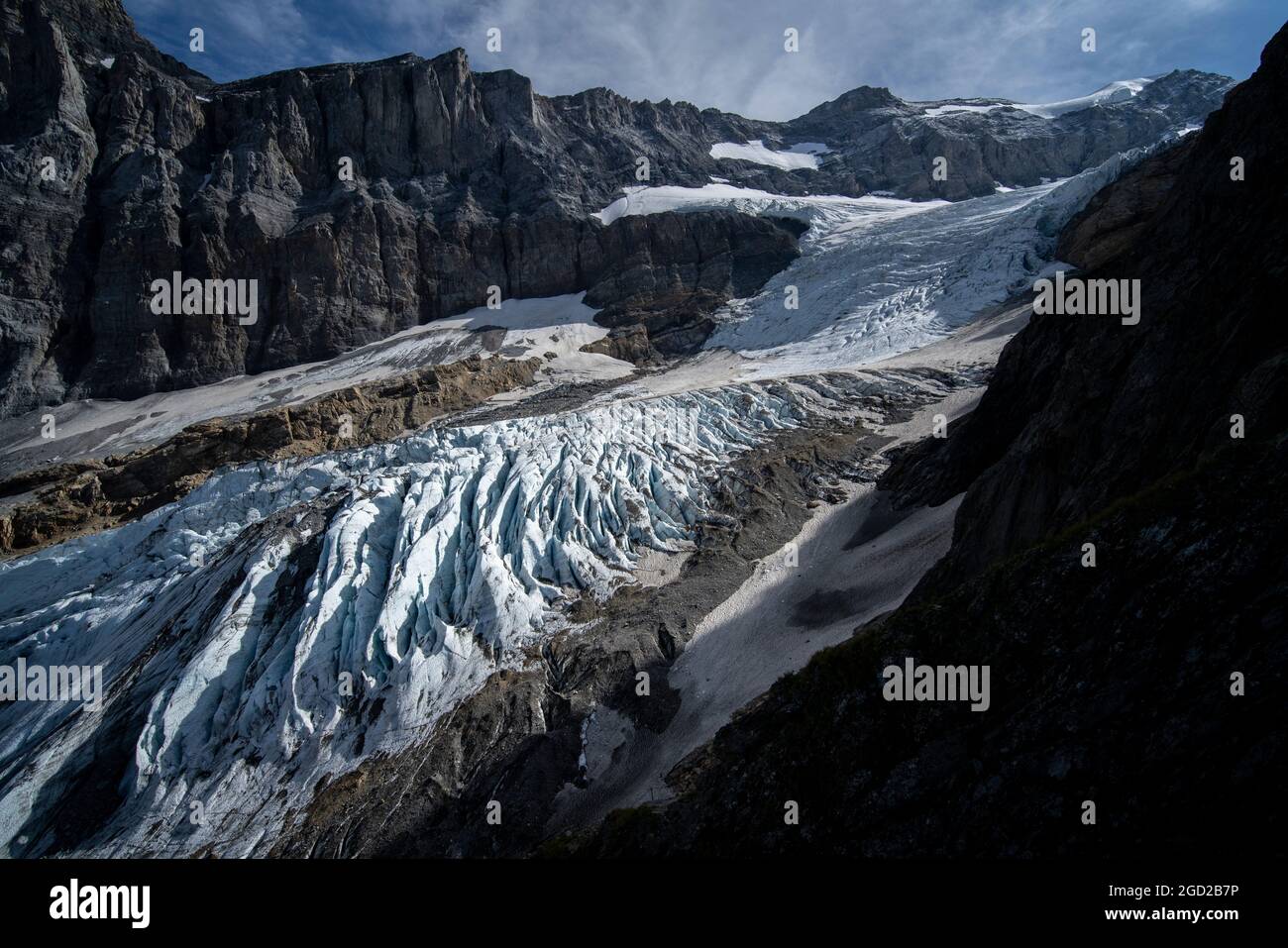 Geographie / Reisen, Schweiz, Bifertenfirn (Peak), Glarner Alpen, ZUSÄTZLICHE-RIGHTS-CLEARANCE-INFO-NOT-AVAILABLE Stockfoto