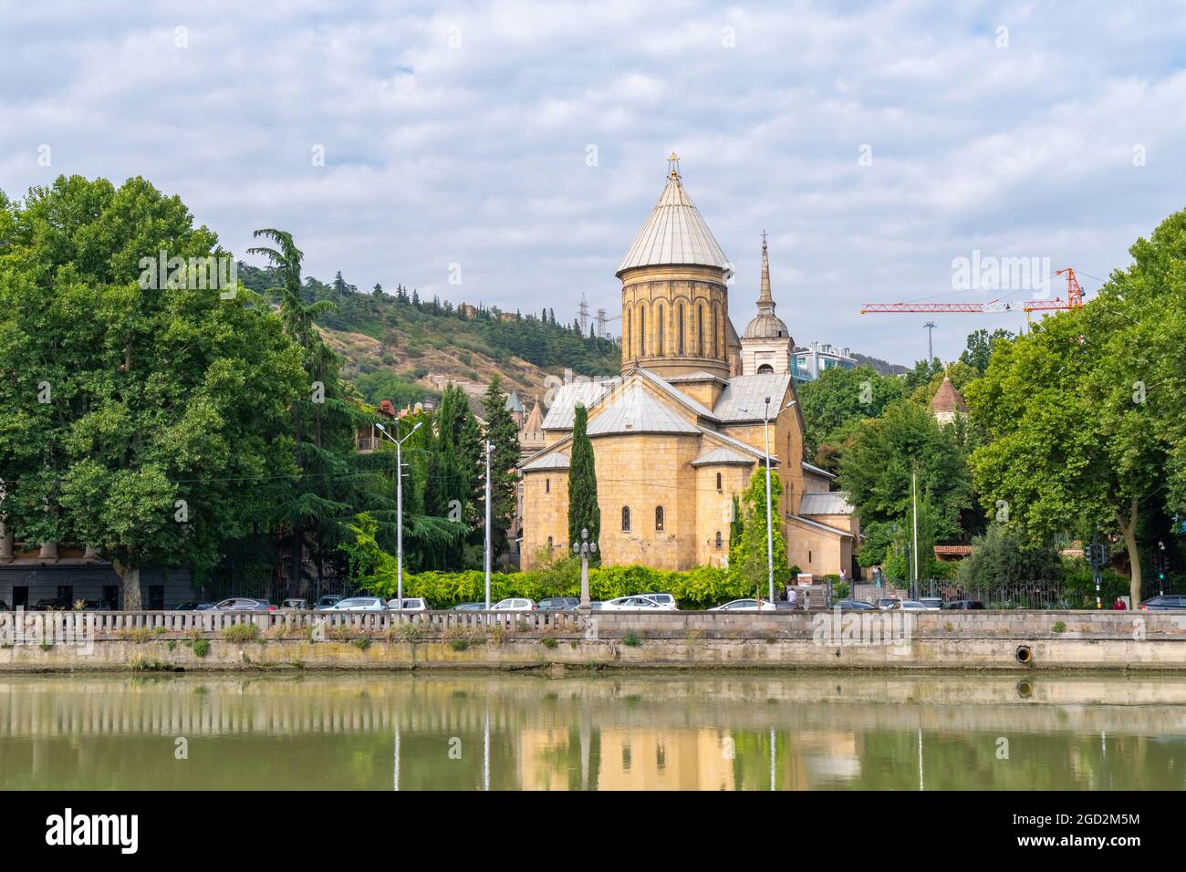 Die Sioni Kathedrale der Dormition ist eine georgisch-orthodoxe Kathedrale in Tiflis, Georgien Stockfoto