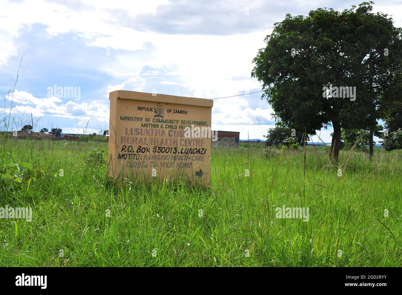 Lusuntha Rural Health Center, Sambia Ca. März 2017 Stockfoto