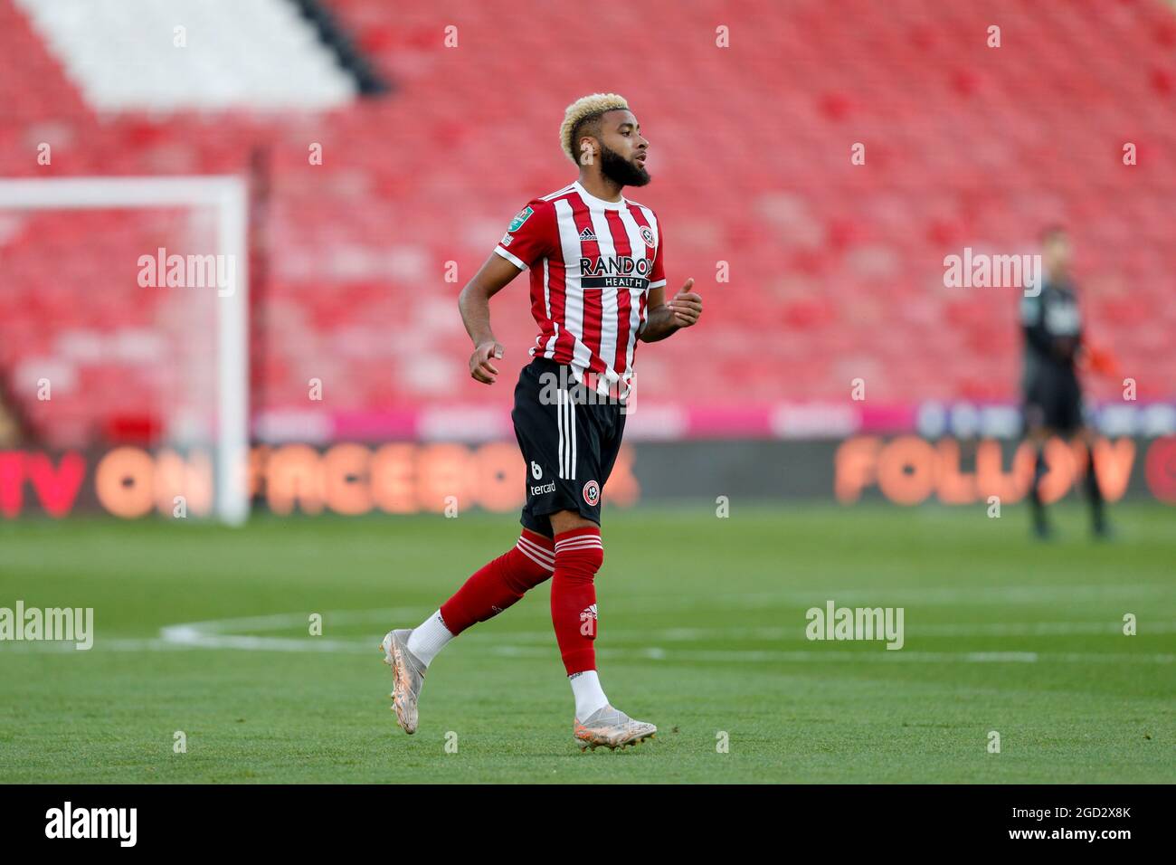 Jayden Bogle #20 von Sheffield United Stockfoto