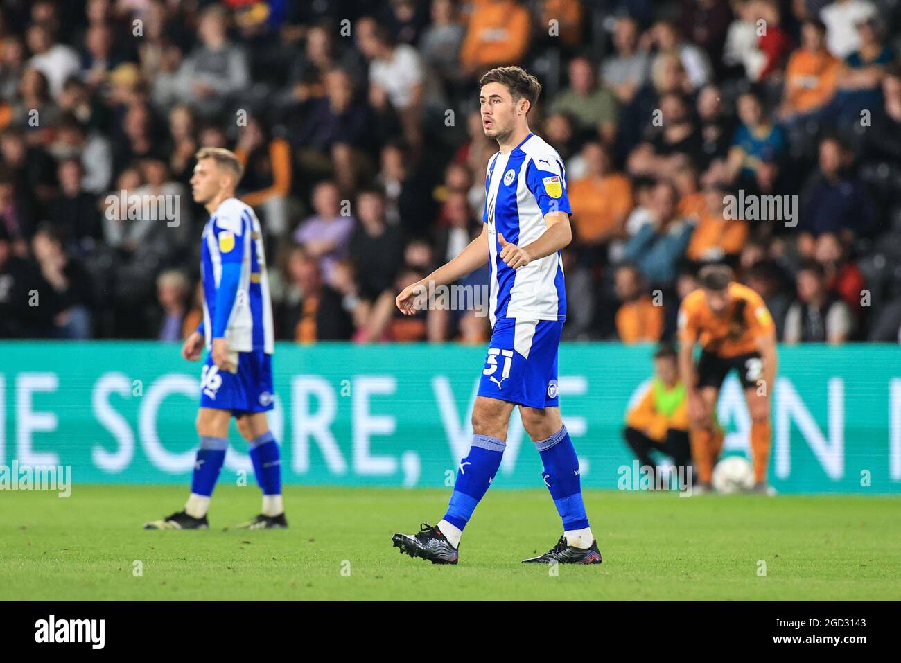 James Carragher #31 von Wigan Athletic während des Spiels Stockfoto