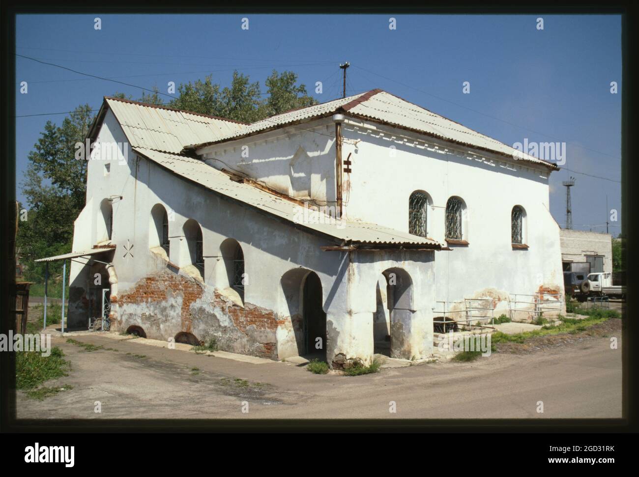 Kirche im städtischen Krankenhaus, (um 1910), Blagoweschtschensk, Russland; 2002 Stockfoto