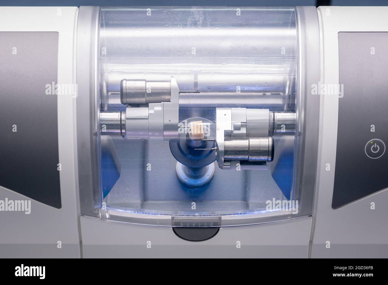 CAD CAM Dental Computer-Aided Maschine. Digitales modernes Dentallabor ...