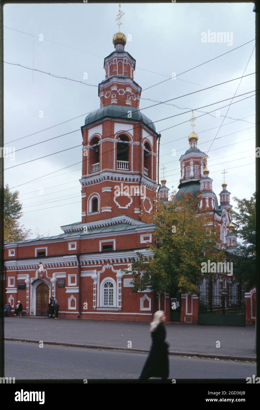 Kirche der Fürbitte (1785-95), Südwestansicht, Krasnojarsk, Russland; 1999 Stockfoto