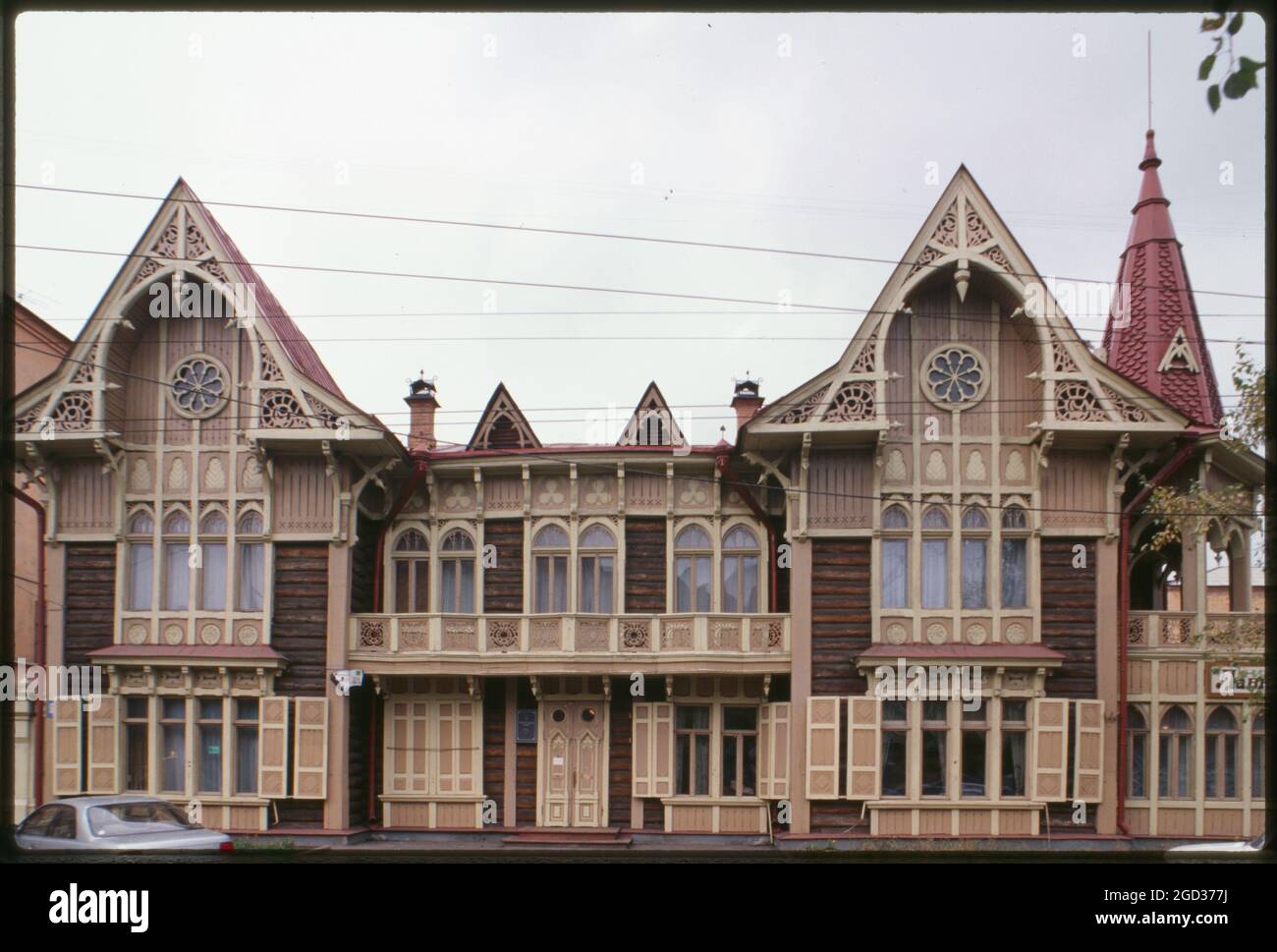 Villa Tsukerman (um 1900), Krasnojarsk, Russland; 1999 Stockfoto