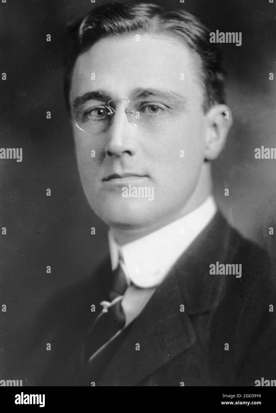 Franklin D. Roosevelt, stellvertretender Sekretär der Marine ca. zwischen 1909 und 1919 Stockfoto